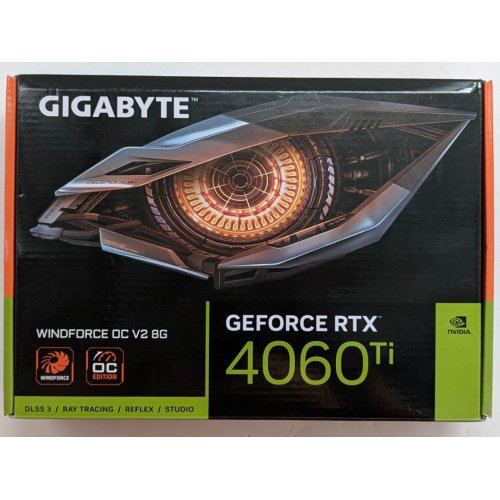 Купить Видеокарта Gigabyte GeForce RTX 4060 Ti WINDFORCE V2 OC 8192MB (GV-N406TWF2OCV2-8GD) (Восстановлено продавцом, 788249) с проверкой совместимости: обзор, характеристики, цена в Киеве, Днепре, Одессе, Харькове, Украине | интернет-магазин TELEMART.UA фото