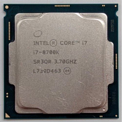 Купить Процессор Intel Core i7-8700K 3.7(4.7)GHz 12MB s1151 Tray (CM8068403358220) (Восстановлено продавцом, 788254) с проверкой совместимости: обзор, характеристики, цена в Киеве, Днепре, Одессе, Харькове, Украине | интернет-магазин TELEMART.UA фото