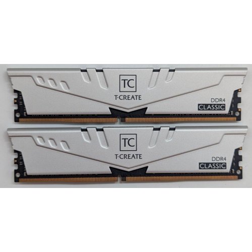Купить Озу Team DDR4 16GB (2x8GB) 3200Mhz T-Create Classic (TTCCD48G3200HC22BK) (Восстановлено продавцом, 788293) с проверкой совместимости: обзор, характеристики, цена в Киеве, Днепре, Одессе, Харькове, Украине | интернет-магазин TELEMART.UA фото