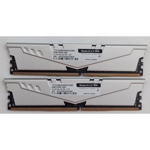 Купить Озу Team DDR4 16GB (2x8GB) 3200Mhz T-Create Classic (TTCCD48G3200HC22BK) (Восстановлено продавцом, 788293) с проверкой совместимости: обзор, характеристики, цена в Киеве, Днепре, Одессе, Харькове, Украине | интернет-магазин TELEMART.UA фото