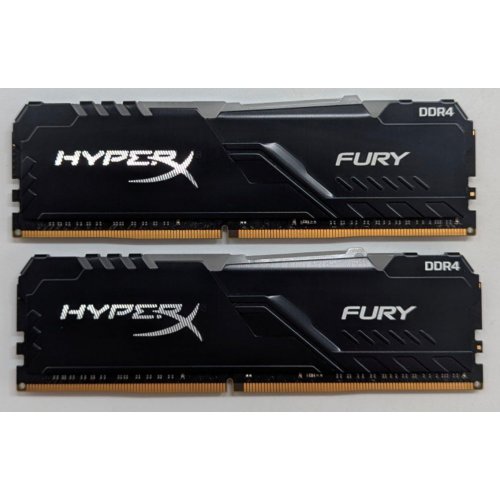 Озп HyperX DDR4 32GB (2x16GB) 2400Mhz Fury RGB (HX424C15FB3AK2/32) (Відновлено продавцем, 788294) купити з перевіркою сумісності: огляд, характеристики, ціна у Києві, Львові, Вінниці, Хмельницькому, Івано-Франківську, Україні | інтернет-магазин TELEMART.UA фото