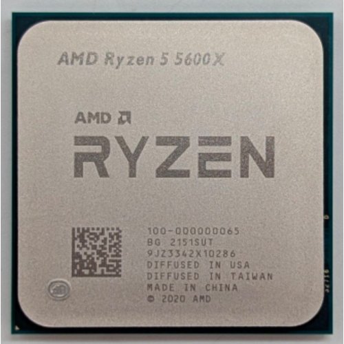 Процесор AMD Ryzen 5 5600X 3.7(4.6)GHz 32MB sAM4 Tray (100-000000065) (Відновлено продавцем, 788297) купити з перевіркою сумісності: огляд, характеристики, ціна у Києві, Львові, Вінниці, Хмельницькому, Івано-Франківську, Україні | інтернет-магазин TELEMART.UA фото