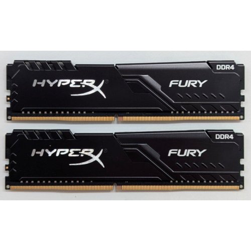 Озп Kingston DDR4 16GB (2x8GB) 3200Mhz FURY Beast Black (KF432C16BBK2/16) (Відновлено продавцем, 788303) купити з перевіркою сумісності: огляд, характеристики, ціна у Києві, Львові, Вінниці, Хмельницькому, Івано-Франківську, Україні | інтернет-магазин TELEMART.UA фото
