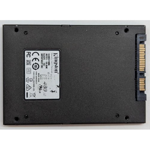 Купить Ssd-диск Kingston SSDNow A400 TLC 480GB 2.5'' (SA400S37/480G) (Восстановлено продавцом, 788309) с проверкой совместимости: обзор, характеристики, цена в Киеве, Днепре, Одессе, Харькове, Украине | интернет-магазин TELEMART.UA фото