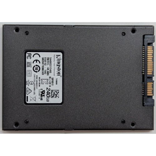 Купить Ssd-диск Kingston SSDNow A400 TLC 240GB 2.5'' (SA400S37/240G) (Восстановлено продавцом, 788310) с проверкой совместимости: обзор, характеристики, цена в Киеве, Днепре, Одессе, Харькове, Украине | интернет-магазин TELEMART.UA фото