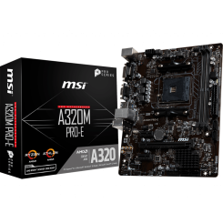 Материнская плата MSI A320M PRO-E (sAM4, AMD A320) (Восстановлено продавцом, 788362)