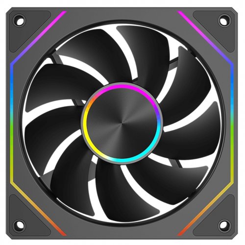 Кулер для корпуса PCCooler FG120 ARGB Black купити з перевіркою сумісності: огляд, характеристики, ціна у Києві, Львові, Вінниці, Хмельницькому, Івано-Франківську, Україні | інтернет-магазин TELEMART.UA фото