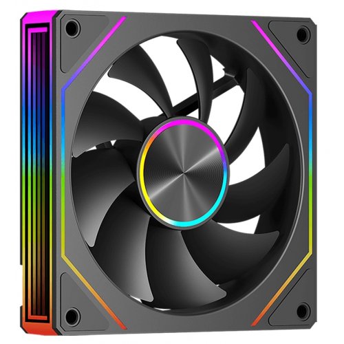 Кулер для корпуса PCCooler FG120 ARGB Black купити з перевіркою сумісності: огляд, характеристики, ціна у Києві, Львові, Вінниці, Хмельницькому, Івано-Франківську, Україні | інтернет-магазин TELEMART.UA фото