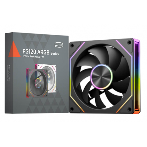 Кулер для корпуса PCCooler FG120 ARGB Black купити з перевіркою сумісності: огляд, характеристики, ціна у Києві, Львові, Вінниці, Хмельницькому, Івано-Франківську, Україні | інтернет-магазин TELEMART.UA фото