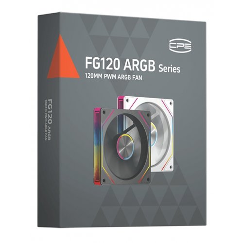Купить Кулер для корпуса PCCooler FG120 ARGB White с проверкой совместимости: обзор, характеристики, цена в Киеве, Днепре, Одессе, Харькове, Украине | интернет-магазин TELEMART.UA фото