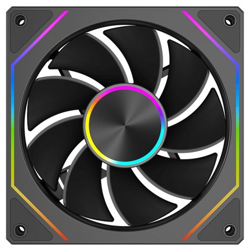 Кулер для корпуса PCCooler FG120R ARGB Black купити з перевіркою сумісності: огляд, характеристики, ціна у Києві, Львові, Вінниці, Хмельницькому, Івано-Франківську, Україні | інтернет-магазин TELEMART.UA фото