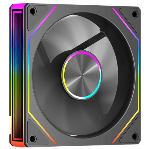 Кулер для корпуса PCCooler FG120R ARGB Black купити з перевіркою сумісності: огляд, характеристики, ціна у Києві, Львові, Вінниці, Хмельницькому, Івано-Франківську, Україні | інтернет-магазин TELEMART.UA фото
