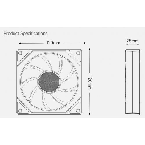 Купить Кулер для корпуса PCCooler FG120R ARGB White с проверкой совместимости: обзор, характеристики, цена в Киеве, Днепре, Одессе, Харькове, Украине | интернет-магазин TELEMART.UA фото