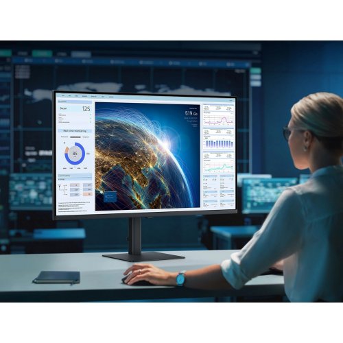 Купить Монитор Samsung 37" ViewFinity S8 S80UD (LS37D802UAIXCI) Black - цена в Харькове, Киеве, Днепре, Одессе
в интернет-магазине Telemart фото