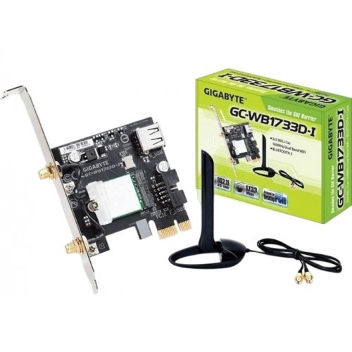 Сетевая карта Gigabyte GC-WB1733D-I купить в Украине: Киев, Днепр, Харьков, Одесса  | Низкая цена, отзывы, характеристики от TELEMART фото