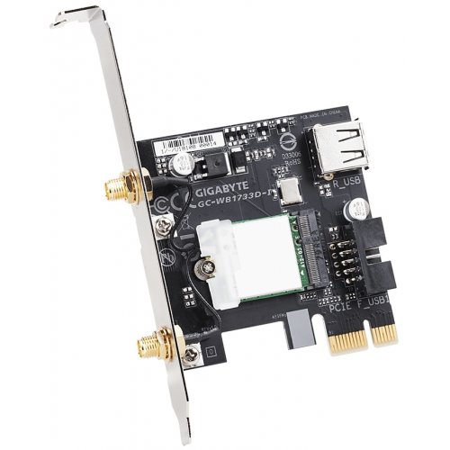 Купити Мережева карта Gigabyte GC-WB1733D-I - ціна в Києві, Львові, Вінниці, Хмельницькому, Франківську, Україні | інтернет-магазин TELEMART.UA фото