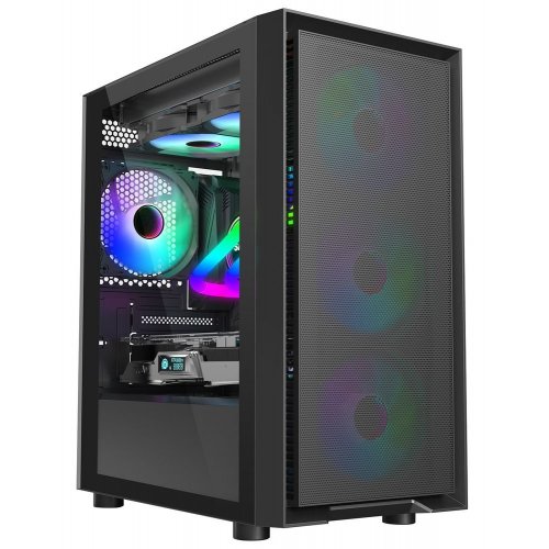 Купить Уценка корпус SAMA M203 без БП Black (Повреждена упаковка, 788588) с проверкой совместимости: обзор, характеристики, цена в Киеве, Днепре, Одессе, Харькове, Украине | интернет-магазин TELEMART.UA фото