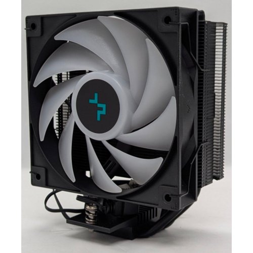 Кулер Deepcool AG400 ARGB (R-AG400-BKANMC-G-2) Black (Відновлено продавцем, 788589) купити з перевіркою сумісності: огляд, характеристики, ціна у Києві, Львові, Вінниці, Хмельницькому, Івано-Франківську, Україні | інтернет-магазин TELEMART.UA фото