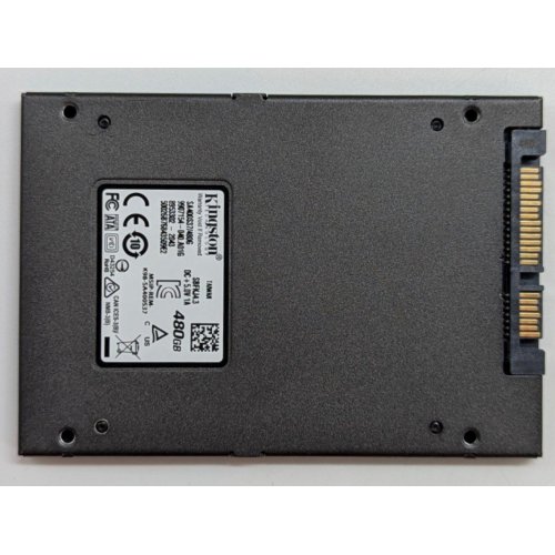 Купить Ssd-диск Kingston SSDNow A400 TLC 480GB 2.5'' (SA400S37/480G) (Восстановлено продавцом, 788601) с проверкой совместимости: обзор, характеристики, цена в Киеве, Днепре, Одессе, Харькове, Украине | интернет-магазин TELEMART.UA фото