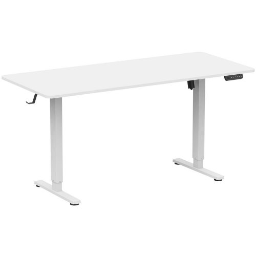 Купити Уцінка стіл з електро регулюванням висоти OfficePro ODE1670 White (Відсутні кабельні стяжкит(2шт), 788602) - ціна в Києві, Львові, Вінниці, Хмельницькому, Франківську, Україні | інтернет-магазин TELEMART.UA фото