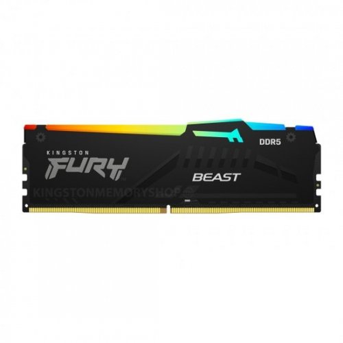 Купить Уценка озу Kingston DDR5 32GB (2x16GB) 6000Mhz FURY Beast RGB (KF560C36BBEAK2-32) (Вскрытая упаковка, 788609) с проверкой совместимости: обзор, характеристики, цена в Киеве, Днепре, Одессе, Харькове, Украине | интернет-магазин TELEMART.UA фото