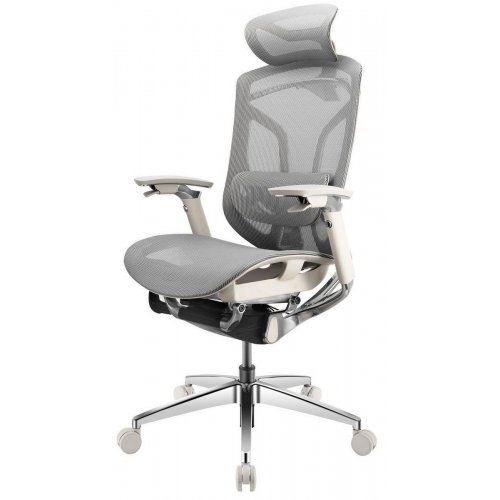 Ергономічне крісло GT Chair Dvary X Pro Grey купити в Україні: Київ, Львів, Хмельницький, Тернопіль, Івано-Франківськ | Низька ціна, відгуки, характеристики від TELEMART фото