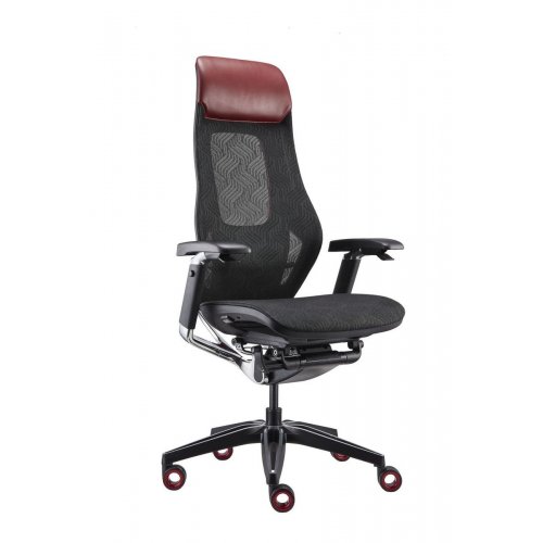 Эргономичное кресло GT Chair ROC CHAIR R9-X Black/Red купить в Украине: Киев, Днепр, Харьков, Одесса  | Низкая цена, отзывы, характеристики от TELEMART фото