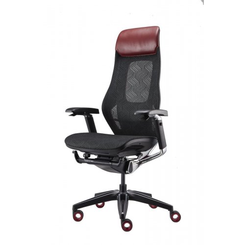 Эргономичное кресло GT Chair ROC CHAIR R9-X Black/Red купить в Украине: Киев, Днепр, Харьков, Одесса  | Низкая цена, отзывы, характеристики от TELEMART фото