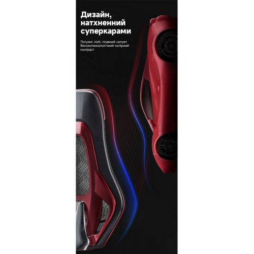 Эргономичное кресло GT Chair ROC CHAIR R9-X Black/Red купить в Украине: Киев, Днепр, Харьков, Одесса  | Низкая цена, отзывы, характеристики от TELEMART фото