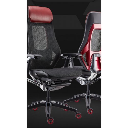 Эргономичное кресло GT Chair ROC CHAIR R9-X Black/Red купить в Украине: Киев, Днепр, Харьков, Одесса  | Низкая цена, отзывы, характеристики от TELEMART фото