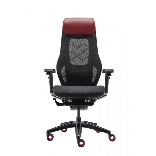 Купить Эргономичное кресло GT Chair ROC CHAIR R9-X Black/Red - цена в Харькове, Киеве, Днепре, Одессе
в интернет-магазине Telemart фото