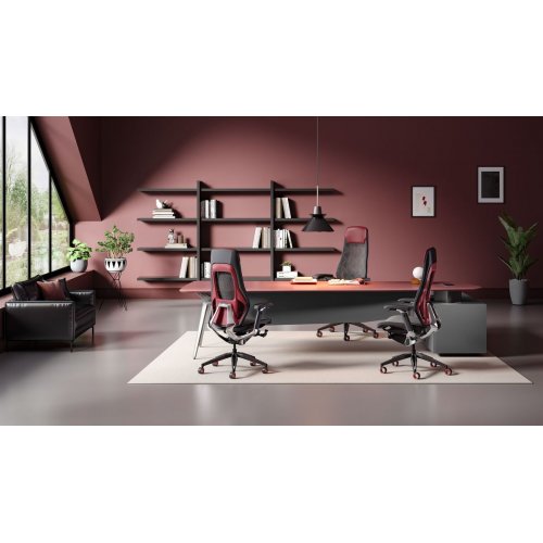 Купить Эргономичное кресло GT Chair ROC CHAIR R9-X Black/Red - цена в Харькове, Киеве, Днепре, Одессе
в интернет-магазине Telemart фото