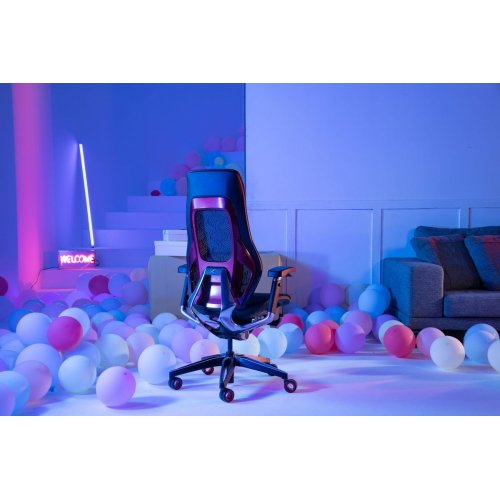 Купить Эргономичное кресло GT Chair ROC CHAIR R9-X Black/Red - цена в Харькове, Киеве, Днепре, Одессе
в интернет-магазине Telemart фото