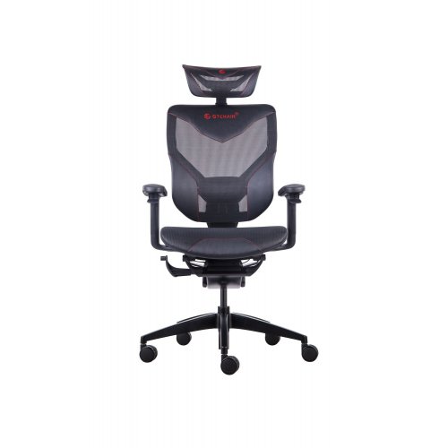 Купить Эргономичное кресло GT Chair Vida X PU Design Black - цена в Харькове, Киеве, Днепре, Одессе
в интернет-магазине Telemart фото