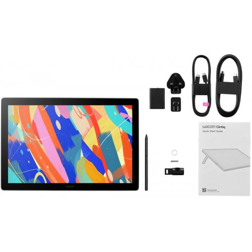Купити Монітор-планшет Wacom Cintiq 16 (DTK168K0B) Black - ціна в Києві, Львові, Вінниці, Хмельницькому, Франківську, Україні | інтернет-магазин TELEMART.UA фото