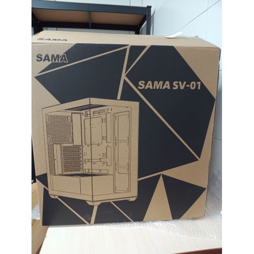Купить Уценка корпус SAMA SV-01 без БП White (Повреждена упаковка, 788673) с проверкой совместимости: обзор, характеристики, цена в Киеве, Днепре, Одессе, Харькове, Украине | интернет-магазин TELEMART.UA фото