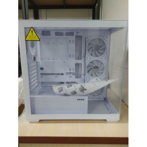 Купить Уценка корпус SAMA SV-01 без БП White (Повреждена упаковка, 788673) с проверкой совместимости: обзор, характеристики, цена в Киеве, Днепре, Одессе, Харькове, Украине | интернет-магазин TELEMART.UA фото