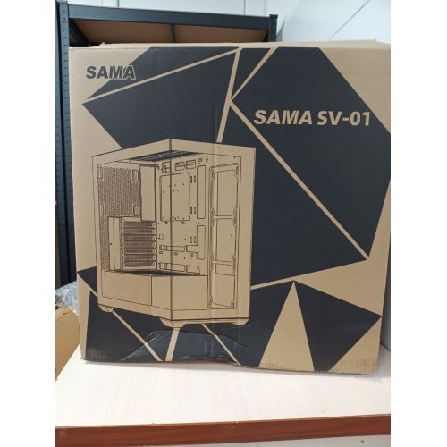 Купить Уценка корпус SAMA SV-01 без БП White (Повреждена упаковка, 788673) с проверкой совместимости: обзор, характеристики, цена в Киеве, Днепре, Одессе, Харькове, Украине | интернет-магазин TELEMART.UA фото