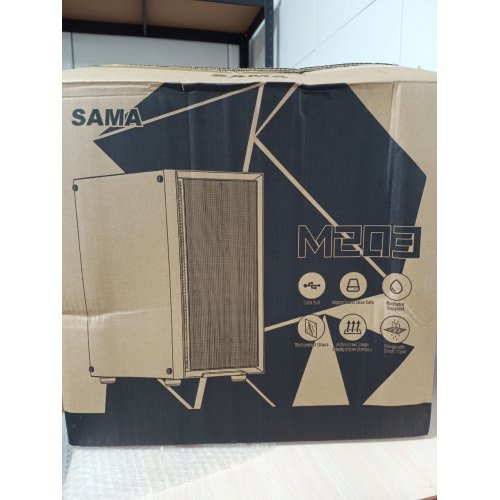 Купить Уценка корпус SAMA M203 без БП Black (Повреждена упаковка, 788679) с проверкой совместимости: обзор, характеристики, цена в Киеве, Днепре, Одессе, Харькове, Украине | интернет-магазин TELEMART.UA фото
