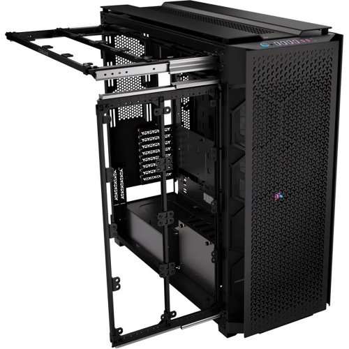 Корпус Corsair iCUE LINK 9000D RGB AIRFLOW Tempered Glass без БЖ (CC-9011273-WW) Black купити з перевіркою сумісності: огляд, характеристики, ціна у Києві, Львові, Вінниці, Хмельницькому, Івано-Франківську, Україні | інтернет-магазин TELEMART.UA фото