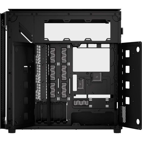 Корпус Corsair iCUE LINK 9000D RGB AIRFLOW Tempered Glass без БЖ (CC-9011273-WW) Black купити з перевіркою сумісності: огляд, характеристики, ціна у Києві, Львові, Вінниці, Хмельницькому, Івано-Франківську, Україні | інтернет-магазин TELEMART.UA фото