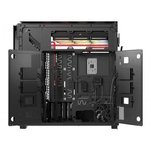 Корпус Corsair iCUE LINK 9000D RGB AIRFLOW Tempered Glass без БЖ (CC-9011273-WW) Black купити з перевіркою сумісності: огляд, характеристики, ціна у Києві, Львові, Вінниці, Хмельницькому, Івано-Франківську, Україні | інтернет-магазин TELEMART.UA фото