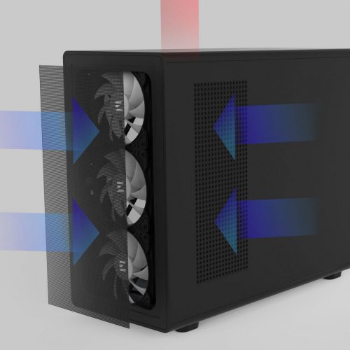 Купить Корпус Zalman M5 Tempered Glass без БП Black с проверкой совместимости: обзор, характеристики, цена в Киеве, Днепре, Одессе, Харькове, Украине | интернет-магазин TELEMART.UA фото