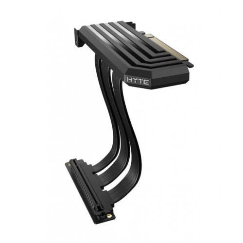 Купити Райзер Hyte PCIE40 4.0 Luxury Riser Cable 200mm (ACC-HYTE-PCIE40-B) Black - ціна в Києві, Львові, Вінниці, Хмельницькому, Франківську, Україні | інтернет-магазин TELEMART.UA фото
