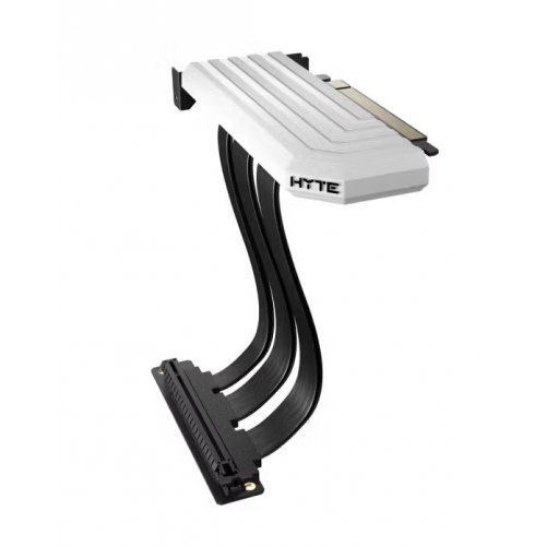 Купити Райзер Hyte PCIE40 4.0 Luxury Riser Cable 200mm (ACC-HYTE-PCIE40-W) White - ціна в Києві, Львові, Вінниці, Хмельницькому, Франківську, Україні | інтернет-магазин TELEMART.UA фото