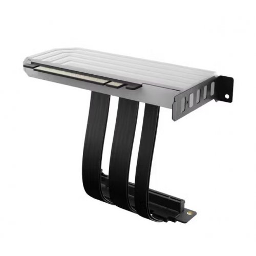 Купити Райзер Hyte PCIE40 4.0 Luxury Riser Cable 200mm (ACC-HYTE-PCIE40-W) White - ціна в Києві, Львові, Вінниці, Хмельницькому, Франківську, Україні | інтернет-магазин TELEMART.UA фото