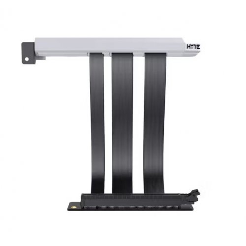 Купити Райзер Hyte PCIE40 4.0 Luxury Riser Cable 200mm (ACC-HYTE-PCIE40-W) White - ціна в Києві, Львові, Вінниці, Хмельницькому, Франківську, Україні | інтернет-магазин TELEMART.UA фото