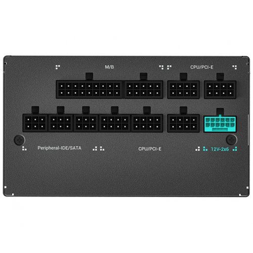 Блок живлення Deepcool PX1000G V2 1000W (R-PXA00G-FC0B-EU-V2) Black купити з перевіркою сумісності: огляд, характеристики, ціна у Києві, Львові, Вінниці, Хмельницькому, Івано-Франківську, Україні | інтернет-магазин TELEMART.UA фото