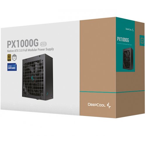 Блок живлення Deepcool PX1000G V2 1000W (R-PXA00G-FC0B-EU-V2) Black купити з перевіркою сумісності: огляд, характеристики, ціна у Києві, Львові, Вінниці, Хмельницькому, Івано-Франківську, Україні | інтернет-магазин TELEMART.UA фото