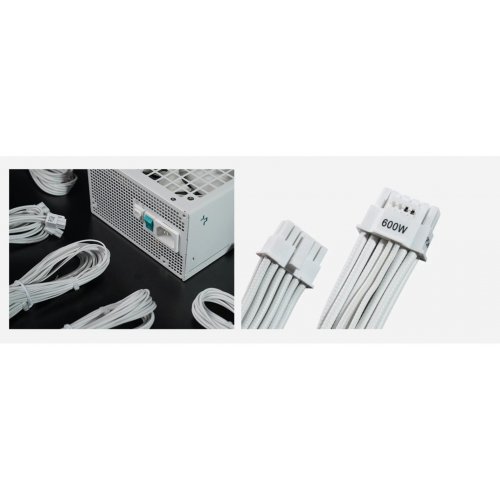 Блок живлення Deepcool PX1000G V2 1000W (R-PXA00G-FC0W-EU-V2) White купити з перевіркою сумісності: огляд, характеристики, ціна у Києві, Львові, Вінниці, Хмельницькому, Івано-Франківську, Україні | інтернет-магазин TELEMART.UA фото